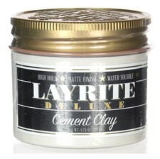 Layrite Cement Clay 4.25oz High Hold Matte Finish Hair Styling Wax New Sealed
