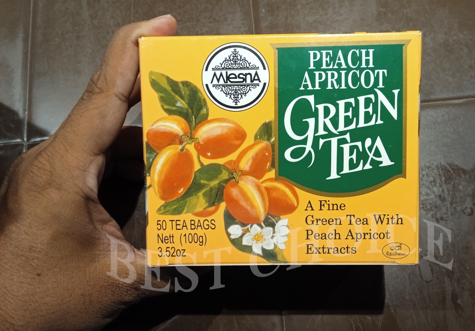 50 Tea Bags 100g (3.52oz) Peach Apricot Extracts