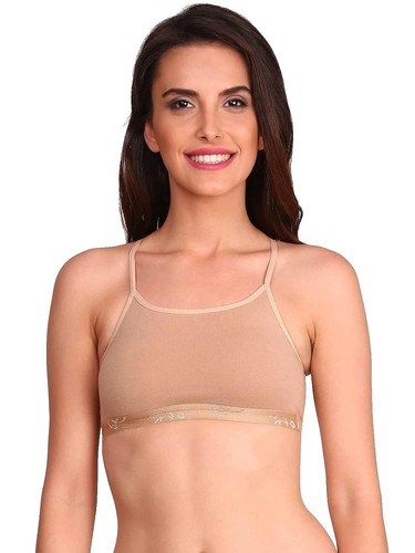 Jockey Women's Super Combed Cotton Elastane Stretch Multiway Styled Crop Top str - Picture 8 of 37