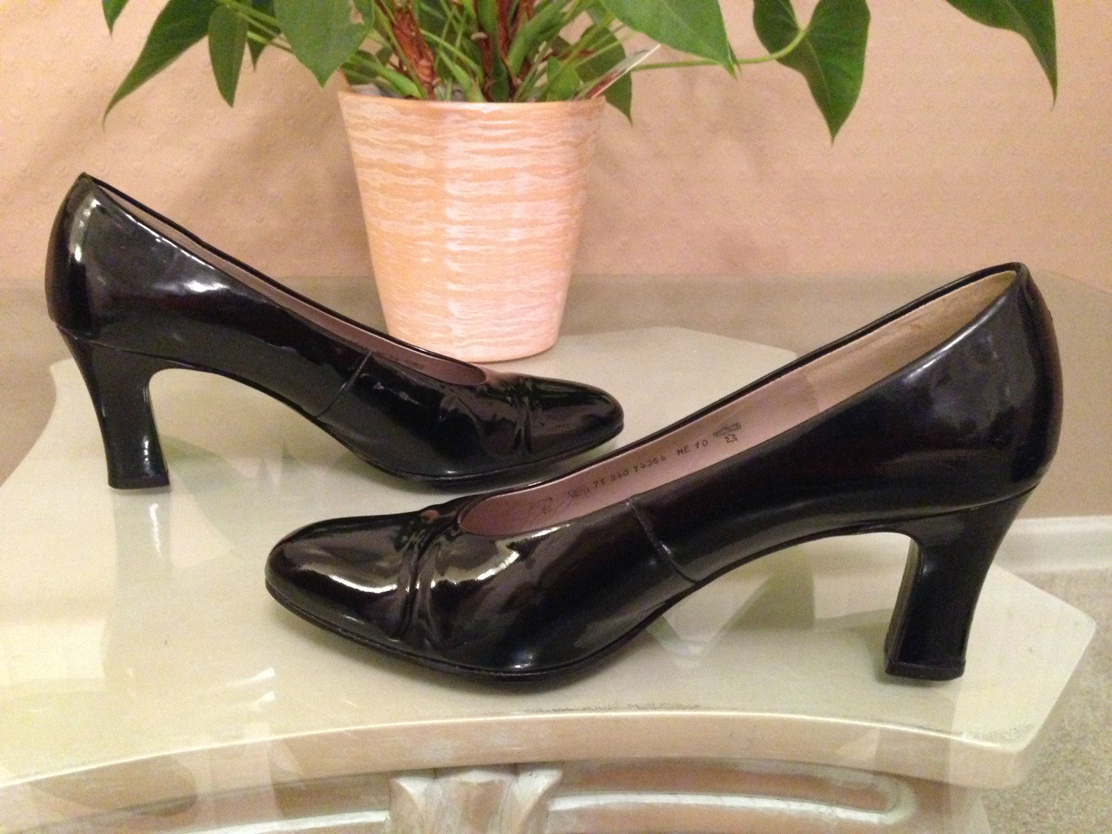 Ladies Gabor Fashion black patent leather rounded rounded rounded toe court shoes UK 6.5 EU 39.5 a991fb Ladies Gabor Fashion black patent leather rounded rounded rounded toe court shoes UK 6.5 EU 39.5 a991fb