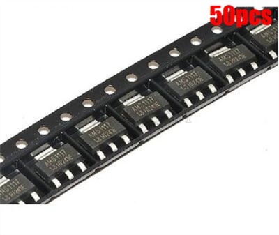 50Pcs AMS1117-1.8V Ams 1117 1.8V 1A Ldo SOT-223 Voltage Regulator Ic New bb