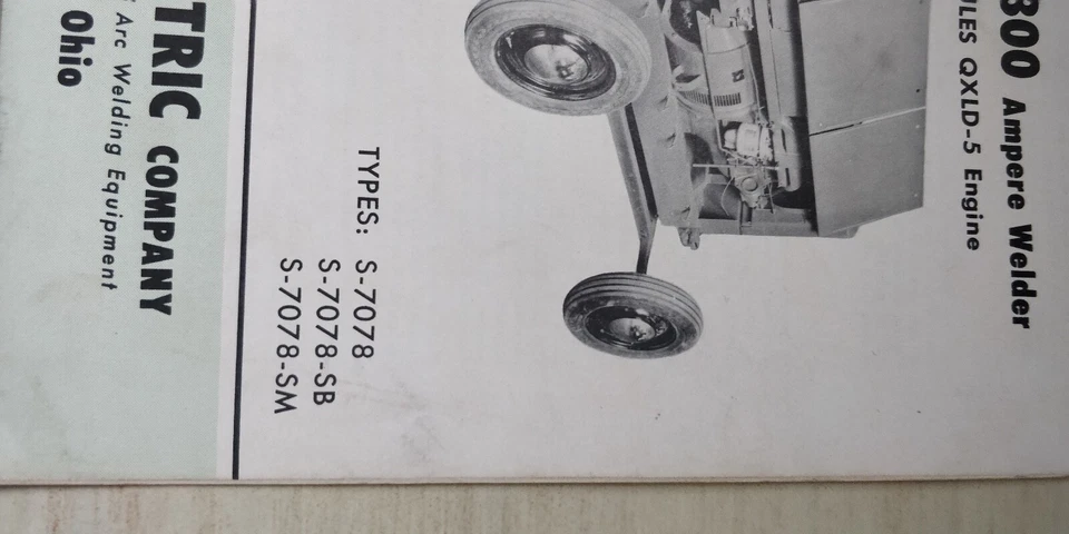 1956 LINCOLN IM-140-E LISTA RICAMBI ~ SCUDO ARCO SAE-300 AMPERE SALDATORE S-7078 - Immagine 2 di 4