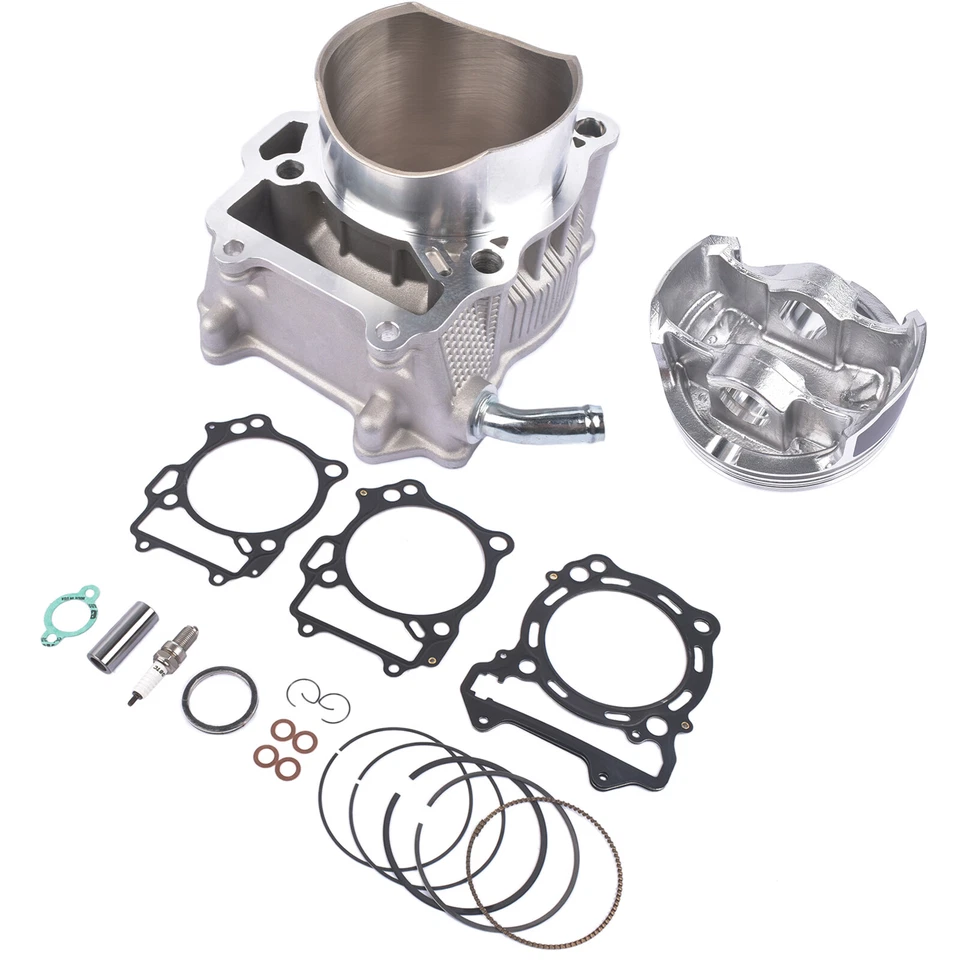 For Suzuki LTZ400 Kawasaki KFX400 Cylinder Piston Gaskets Top End Rebuild Kit - Image 2 of 4