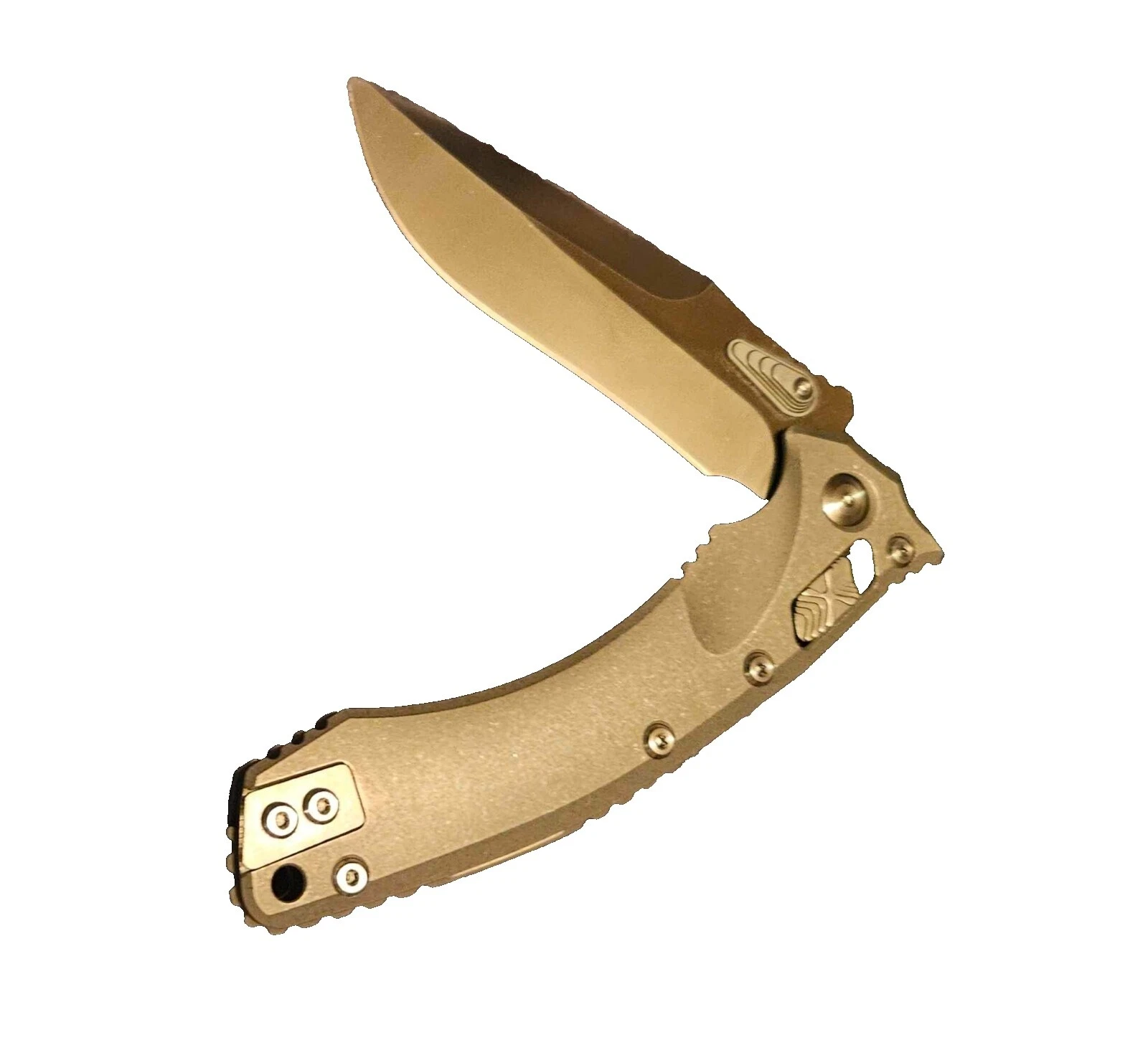 Mango de Titanio táctico hoja de cerámica Cuchillos plegables modernos de colección