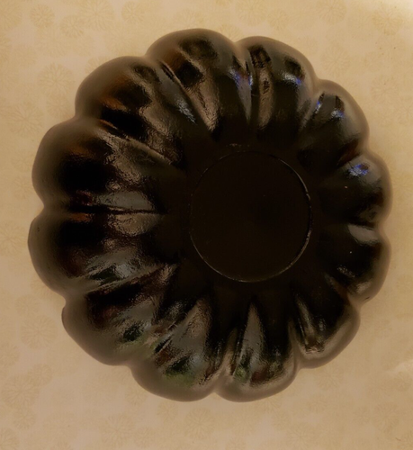 TAZÓN PARA SERVIR ENSALADA REAL NEGRO VIDRIO TIARA INDIANA VINTAGE 11"" DIÁMETRO - Imagen 6 de 6