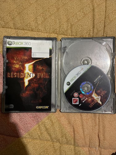 RESIDENT EVIL 5 STEELBOOK XBOX 360 - Foto 3 di 3