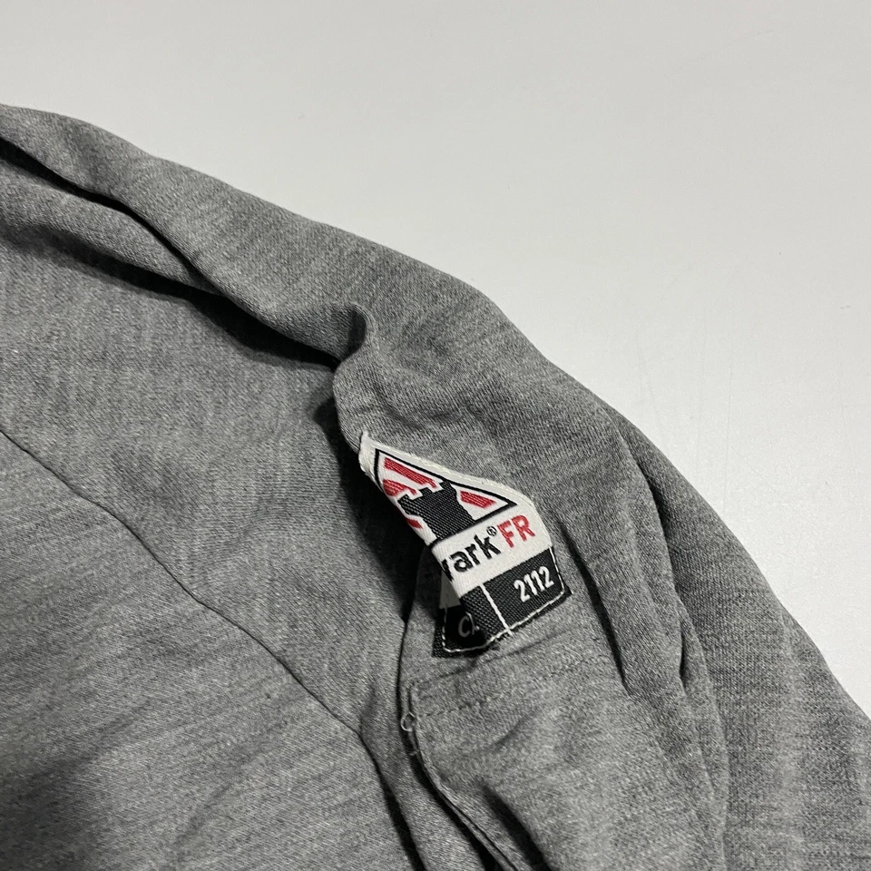 Camisa polo Bulwark FR resistente al fuego para hombre manga larga talla 4XL gris nueva con etiquetas Foto 3 de 4