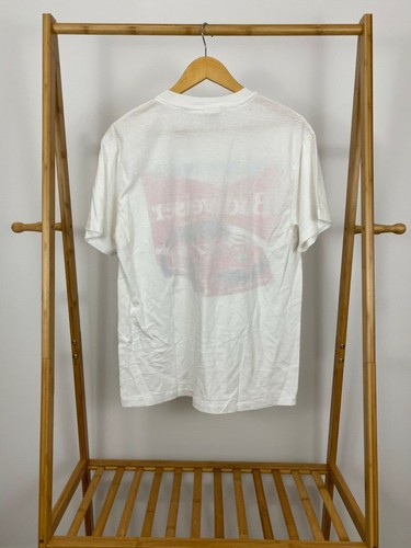 Vintage 1992 Anheuser Busch Budweiser Bad Bowtie Nascar Racing dünnes T-Shirt Größe L - Bild 4 von 7