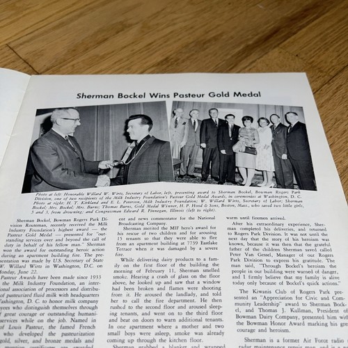 Luglio 1964 BOWMAN DAIRY Magazine ""BOW 'AN FRECCIA"" - Chicago Dairy Company - Foto 3 di 8