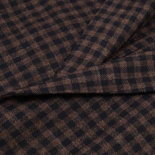 Boglioli Chocolate Layered Check Soft Wool 'K Jacket' Sport Coat 38R (Eu 48) - Picture 3 of 11
