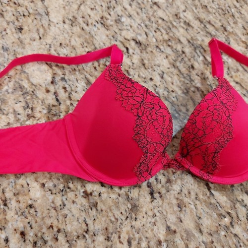 Soma Memorable push up bordo in pizzo rosa caldo taglia 34A Rn 79984 UW cinturino regolabile  - Foto 9 di 15