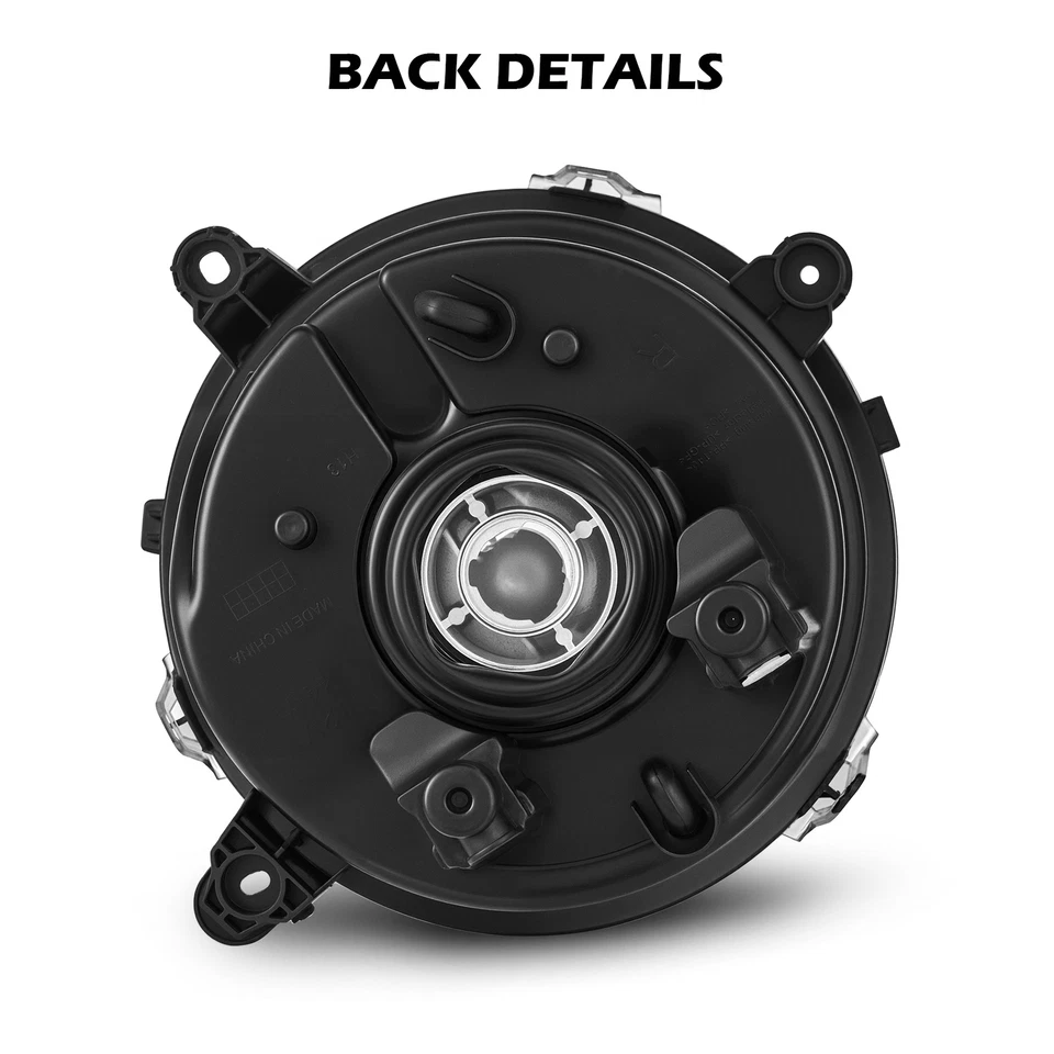 Conjunto de faros halógenos cromados faros izquierda derecha Jeep Patriot 2007-2017 Foto 3 de 4