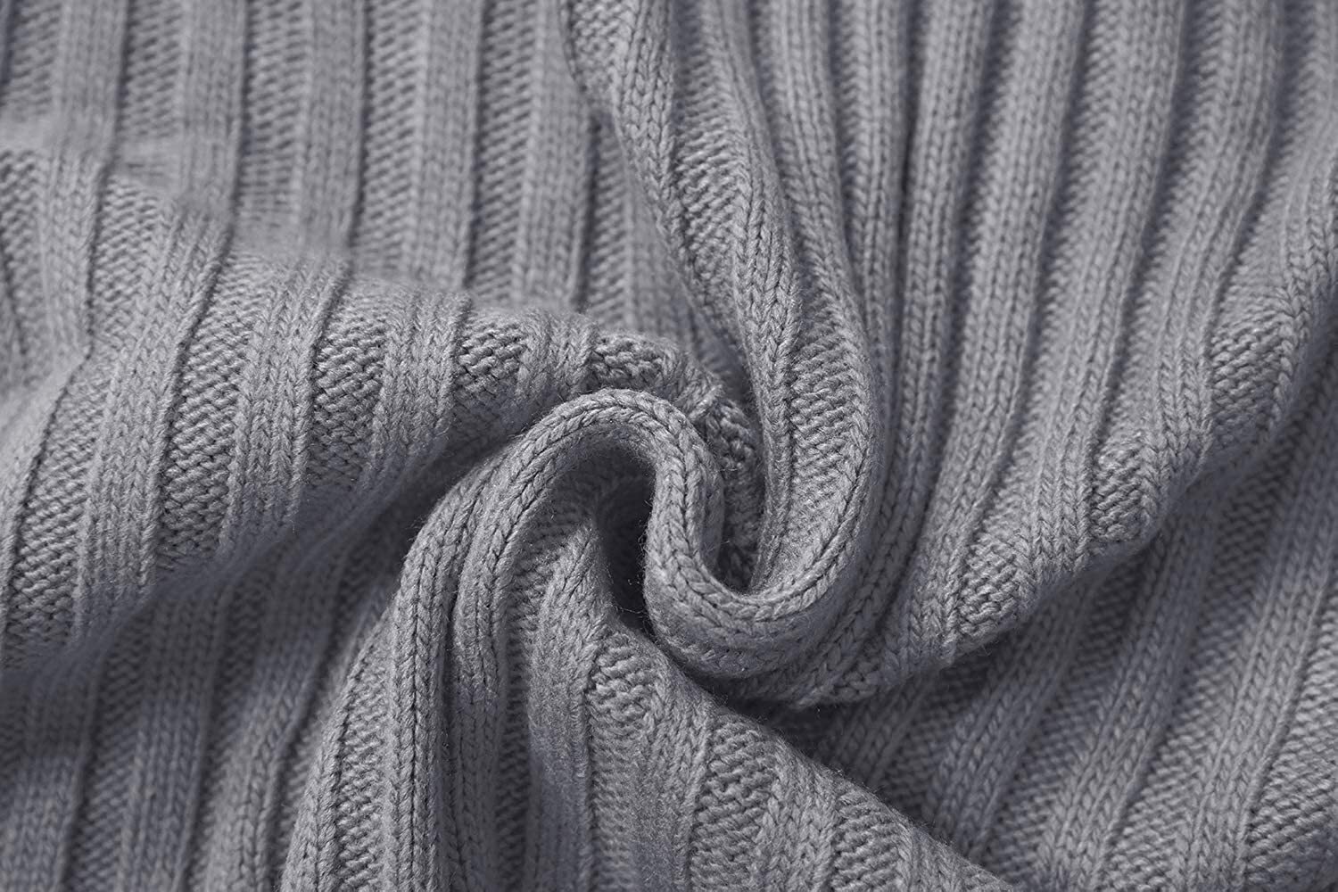 Ryannology Mens Turtleneck Pullover Sweater Casual Thick Winter Long Sleeve Cabl