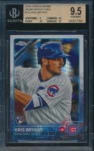 2015-TOPPS-CHROME-KRIS-BRYANT-PRISM-REFRACTOR-RC-112-BGS-9-5-CHICAGO-CUBS-7841
