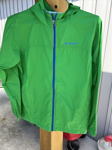 Columbia Kids XL(18-20) Green  Rain Jacket