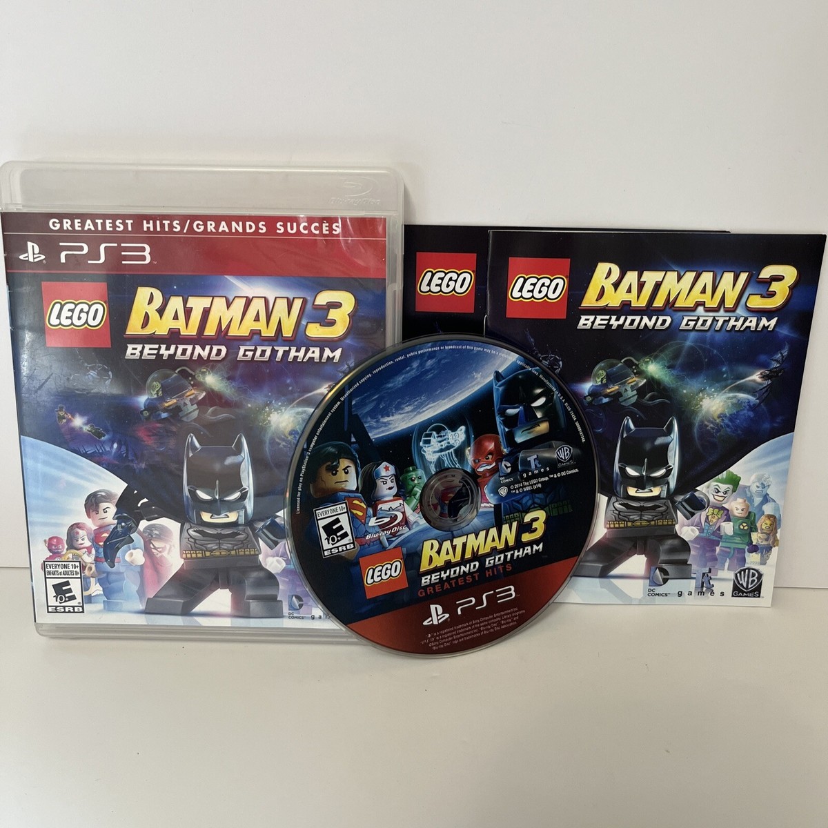LEGO BATMAN 3 BEYOND GOTHAM SONY PS3 TESTED CIB DC COMICS GREATEST HITS FUN eBay
