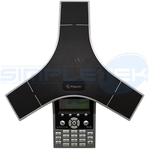Polycom Soundstation IP 7000 2201-40000-001 Phone IP Conferenz Reconditioned - Zdjęcie 2 z 4