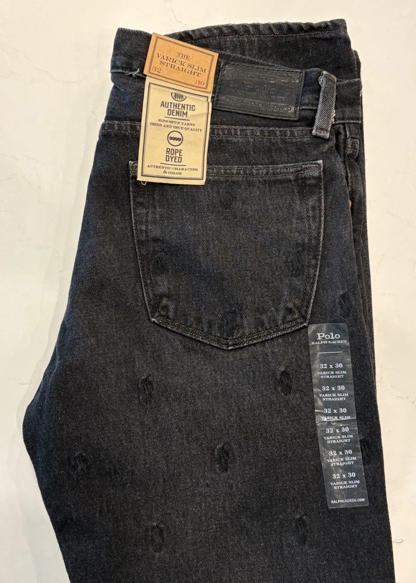 Polo Ralph Lauren Men's Black 30 in Inseam Jeans for sale | eBay
