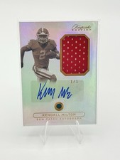 KENDALL MILTON 2024 KEEPSAKE EDITION ROOKIE GEORGIA JERSEY PATCH GEM AUTO RC 1/1
