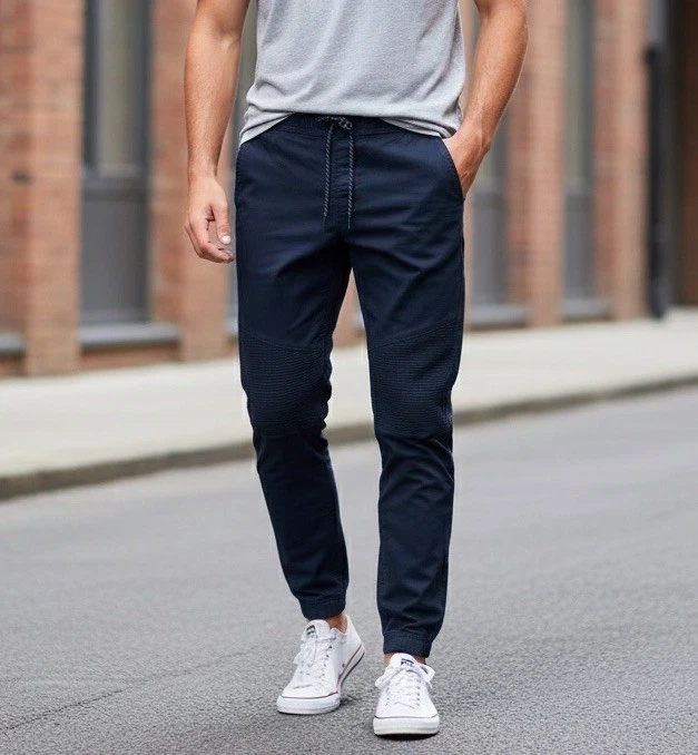 Express Mens Taper Jogger Pants Soft Denim Navy Blue 28
Opens in a new window or tab