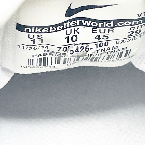 Nike Mens Air Trainer 3 705426-100 White Basketball Shoes Sneakers Size 11 - Picture 8 of 12