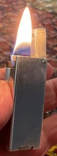 Vintage Aluminum Block Lighter Hollywood The General Circa 1940 / Works Great.