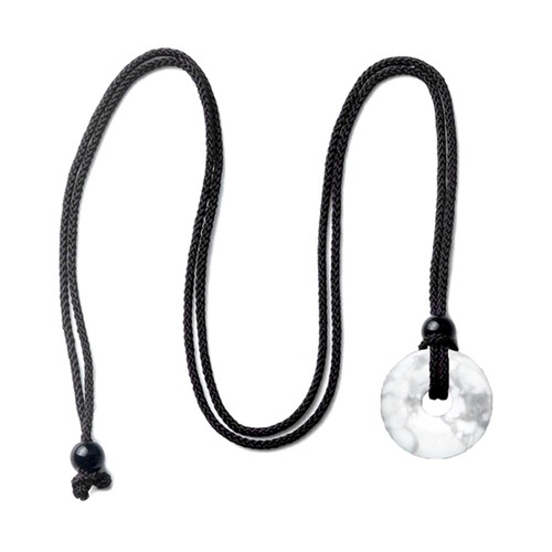 Goth Rope Agate Pendant Choker Safety Buckle Necklace for Women Elegant Jewelry - Picture 19 of 20