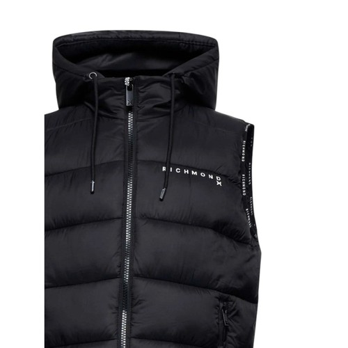 GILET SMANICATO BOMBER UOMO RICHMOND X UMA25160PI NERO ORIGINALE AI 2026 - Picture 3 of 3