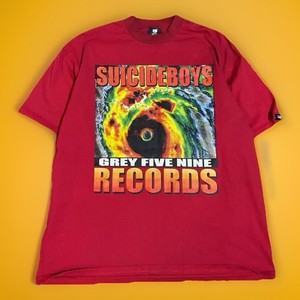 $uicideboy$ ツアーTシャツ G59 Recordsスーサイドボーイズ Grey Five Nine Headlines $uicideboy$ Tee Shirt - Black Small