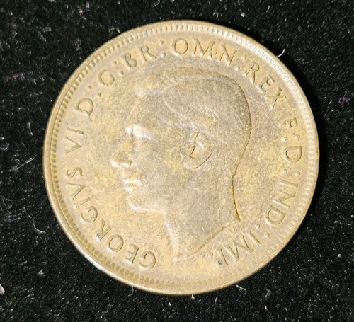 1946 AUSTRALIAN PENNY COIN, 1946 KEY DATE PENNY - Bild 2 von 2