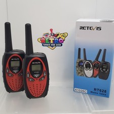 Retevis RT628 Walkie Talkies, Long Range 2 Way Radio 22-ch 1 Pair Travel, Kids