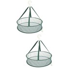  Set of 2 Portable Drying Rack Mesh Herb Breathable Clothes Dryer