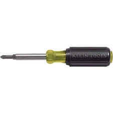 Klein Tools 32476 Multi-Bit Screwdriver / Nut Driver, 5-in-1, Phillips, Slotted