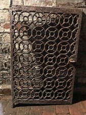 Victorian Iron Floor Grate Grille Vent Original 81x55cms 