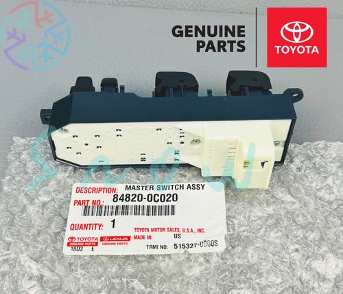 Genuine Toyota Tundra 2007-2013 Power Window Regulator Master Switch 84820-0C020 - Foto 6 di 12