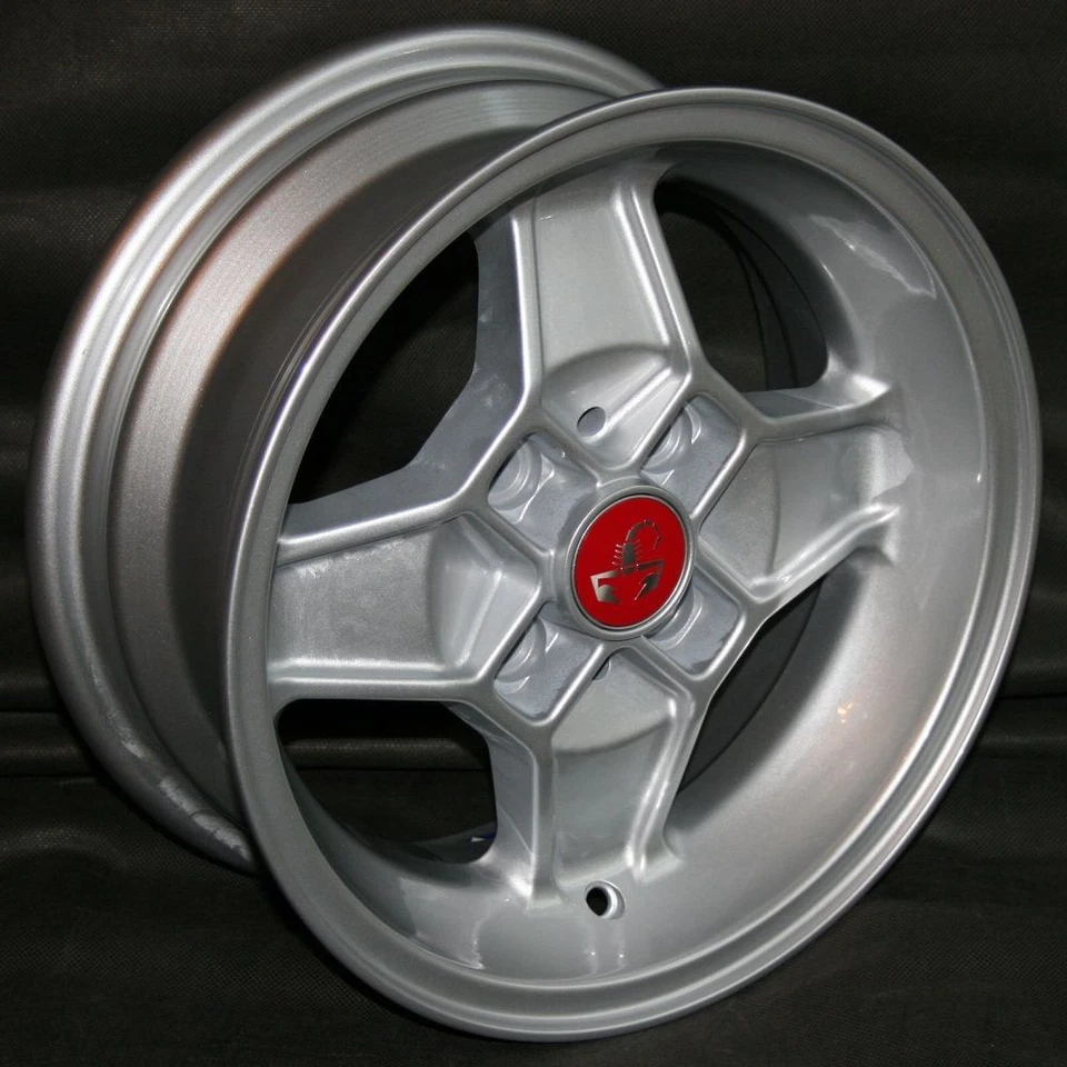 13 Zoll Felgen CD30 5,5x13" 4x98 ET7 58,6 Silber Alfa Autobianchi Fiat Matra ... - Bild 1 von 1