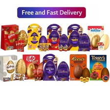 Easter Egg Chocolate Gift XL Large Cadbury Galaxy Reese’s KitKat Assorted eggs