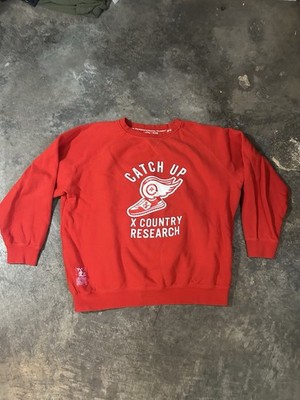 Vintage LRG Red Pullover Jumper  Catch Up x Country Research  - Fits Like  Large