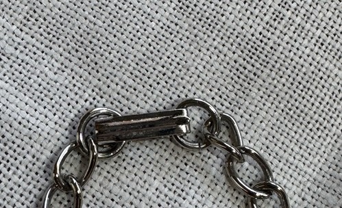 Vintage Pool Ball Billiards 8 Ball Charm Bracelet Cracker Jack Prize Silver - Picture 3 of 3