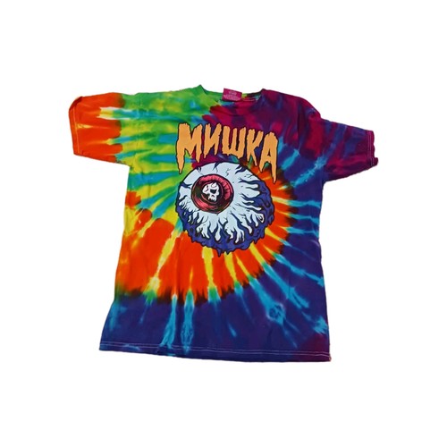 Mishka MNWKA Men’s Tshirt Tye Dye Medium Eyeball Novelty Destroy Eyeball - Picture 2 of 6