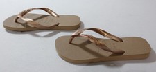Havaianas Women's Slip On Top Tiras Flip Flops AC2 Rose Gold US: 9-10 EU:41-42