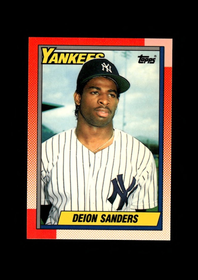 1990 Topps Tiffany: # 61 Deion Sanders NM-MT OR BETTER