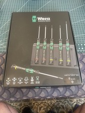Wera TORX TRX Kraftform Micro Precision Screwdriver Set Tx7-Tx20 + Rack 2067/6