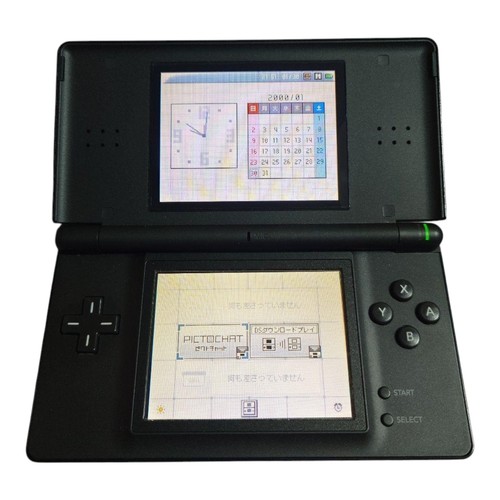 Nintendo DS Lite Schwarz Konsole mit Box USG-001 aus Japan - Bild 4 von 5