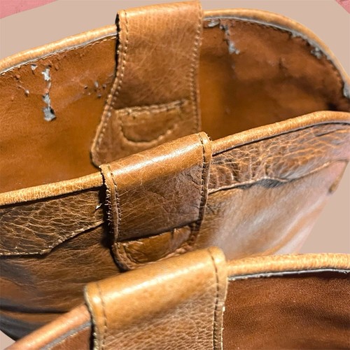 “Vintage” GESAR Steve Madden Slouch Leather Western Heel Boots 9 / WORN ONCE! - Picture 9 of 11