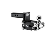 B&W Trailer Hitches Tow & Stow Adjustable Trailer Hitch Ball Mount - Fits 2" ...