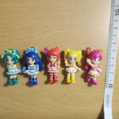 Precure 5 Figuren Set: 5 cm Multicolor Kunststoff Figuren Authentisches...