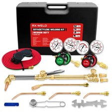Medium Duty Oxy Acetylene Torch Kit - Cutting, Welding, Brazing with Heating ...