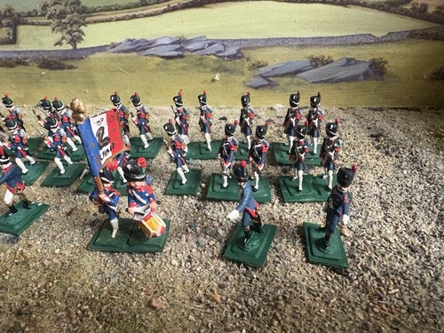 25mm Metal Pintado Guerras Napoleónicas 1er y 2do Batallón Cazadores Franceses - Imagen 2 de 5