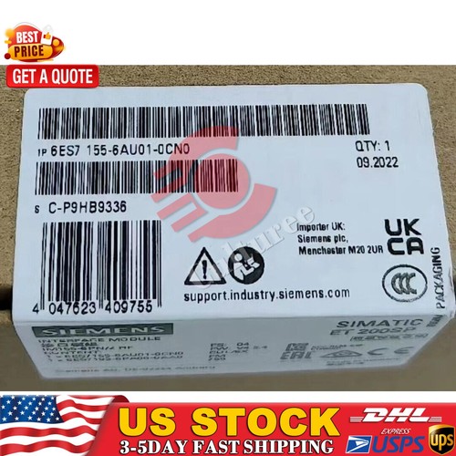 New Siemens Digital Module 6ES7 155-6AU01-0CN0 6ES7155-6AU01-0CN0 DHL Fast Ship - Picture 1 of 1